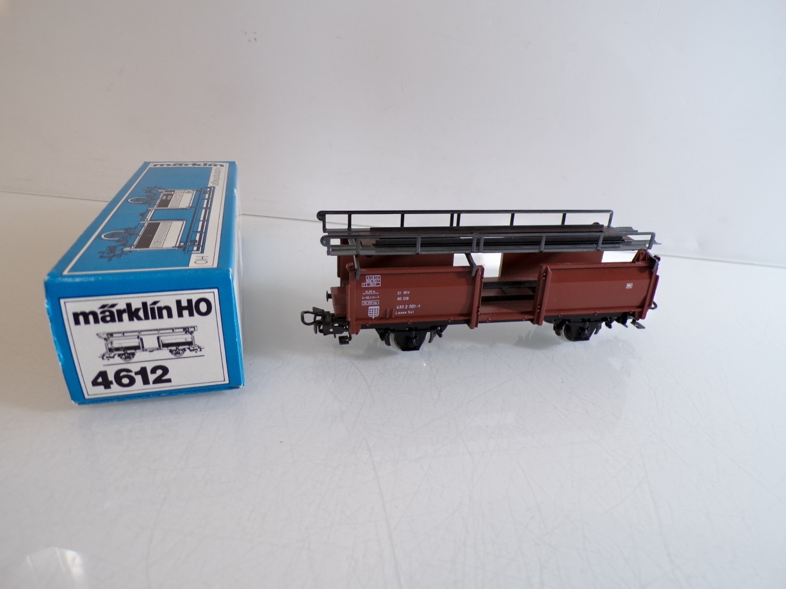 Märklin H0 4612 Autotransportwagen der DB in OVP HS73