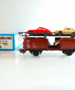 Märklin H0 4613 Autotransportwagen mit 4 PKW´s der DB in OVP BH1483