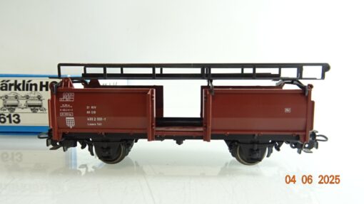 Märklin H0 4613 Autotransportwagen ohne PKW´s der DB in OVP PR8220 – Bild 3