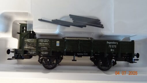 Märklin H0 46157 Niederbordwagen Regensburg der K.Bay.Sts.B. in OVP PR8883 – Bild 3