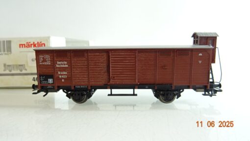 Märklin H0 46160 gedeckter Güterwagen mit Bremserhaus in OVP PR8356 – Bild 3