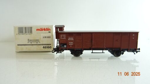 Märklin H0 46160 gedeckter Güterwagen mit Bremserhaus in OVP PR8356