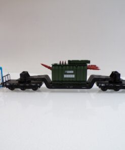 Märklin H0 4617 Tiefladewagen mit Trafo der DB in OVP BH1756