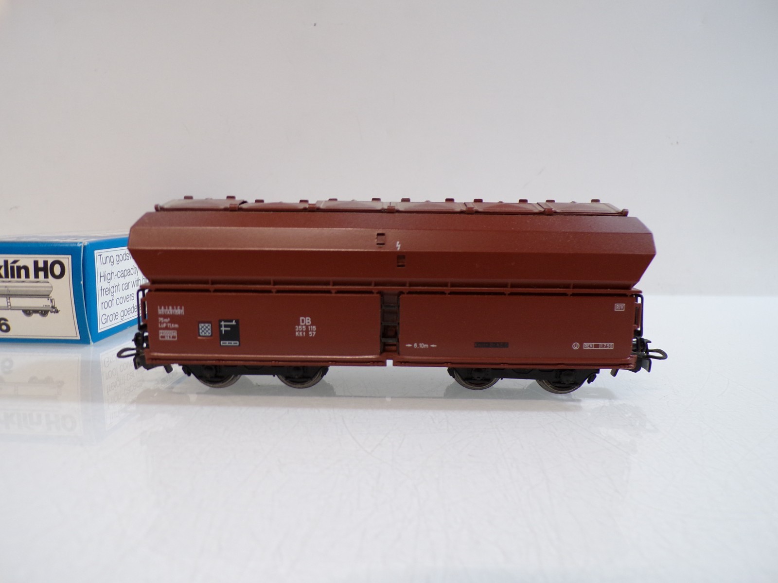 Märklin H0 4626 Großgüterwagen mit Klappdeckel der DB in OVP BH2016 – Bild 3