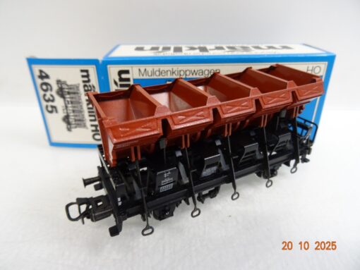Märklin H0 4635 Muldenkippwagen der DB in OVP RR4197