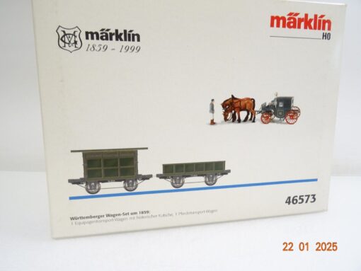 Märklin H0 46573 Württemberger Wagen-Set um 1859 in OVP LE8496 – Bild 3