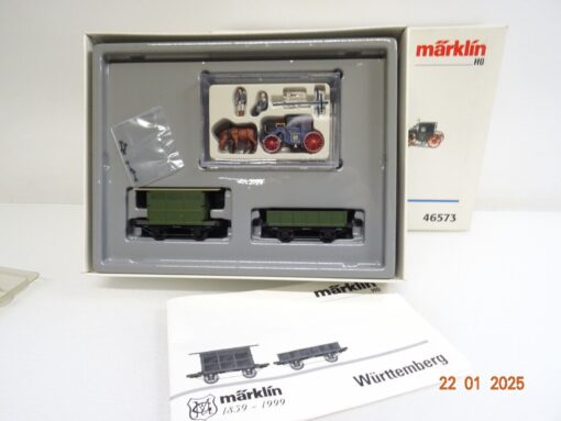Märklin H0 46573 Württemberger Wagen-Set um 1859 in OVP LE8496