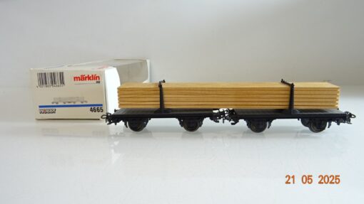 Märklin H0 4665 Langholzwagen mit Ladung  in OVP PR7872