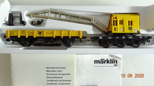 Märklin H0 46715 Kranwagen Set digital der DB in OVP PR8308 – Bild 3