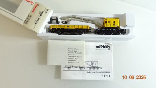 Märklin H0 46715 Kranwagen Set digital der DB in OVP PR8308