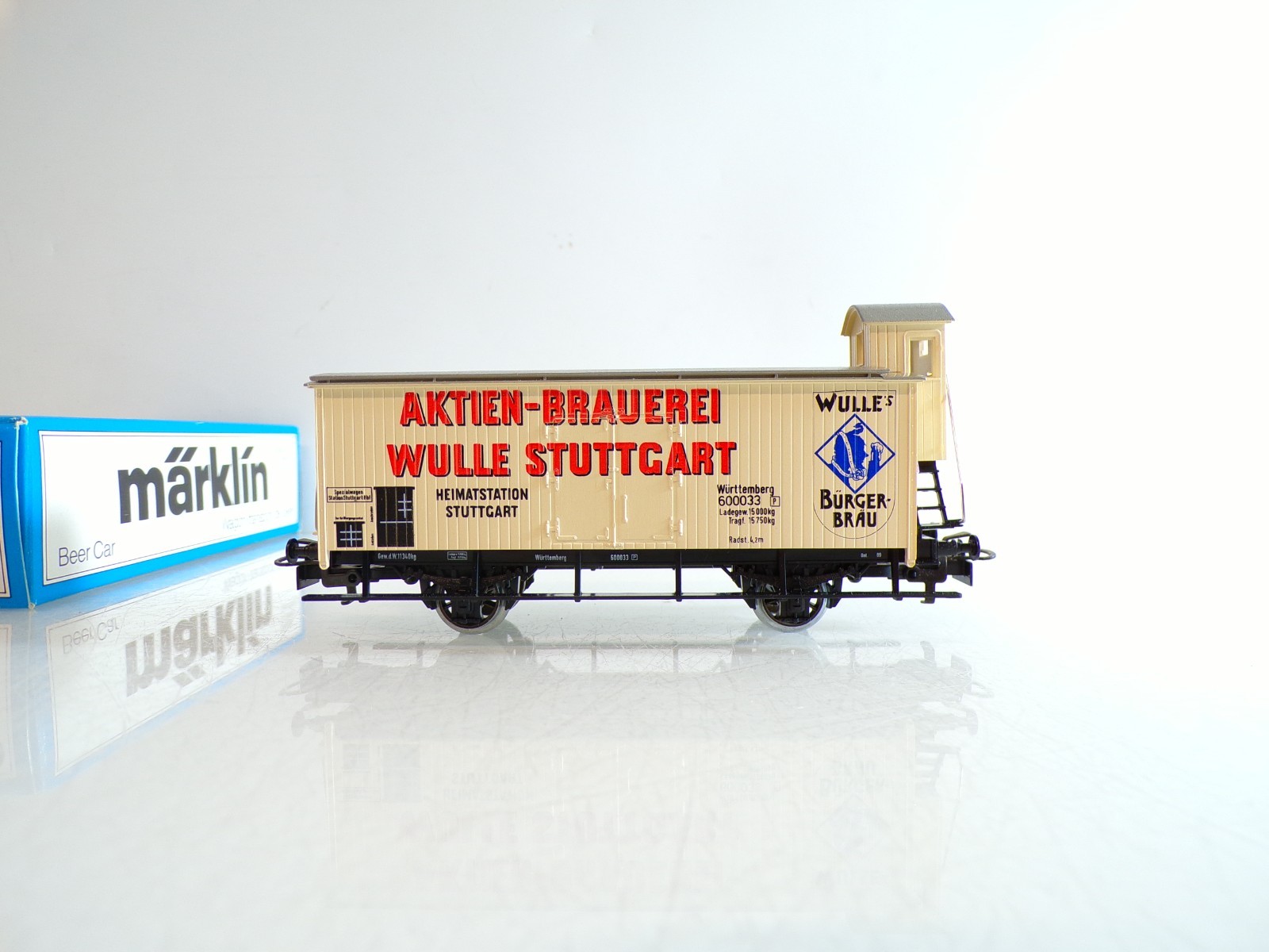 Märklin H0 4678 Bierwagen Wulle Stuttgart Württemberg in OVP BH1151 – Bild 3