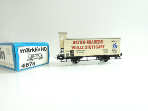 Märklin H0 4678 Kühlwagen Aktien Brauerei Wulle Stuttgart  in OVP AR3596