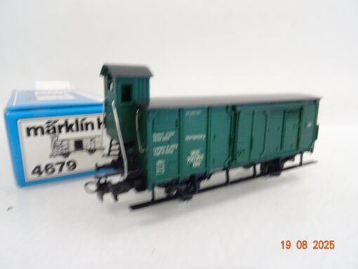 Märklin H0 4679 gedeckter Güterwagen mit Bremserhaus in OVP RR3112