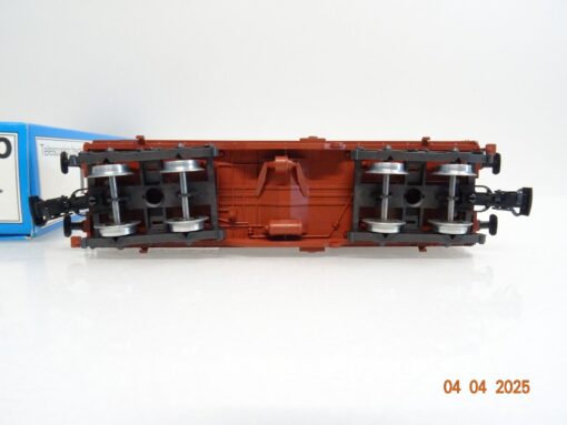 Märklin H0 4693 Drehgestellwagen m. Teleskophauben der DB  in OVP PR6914 – Bild 4