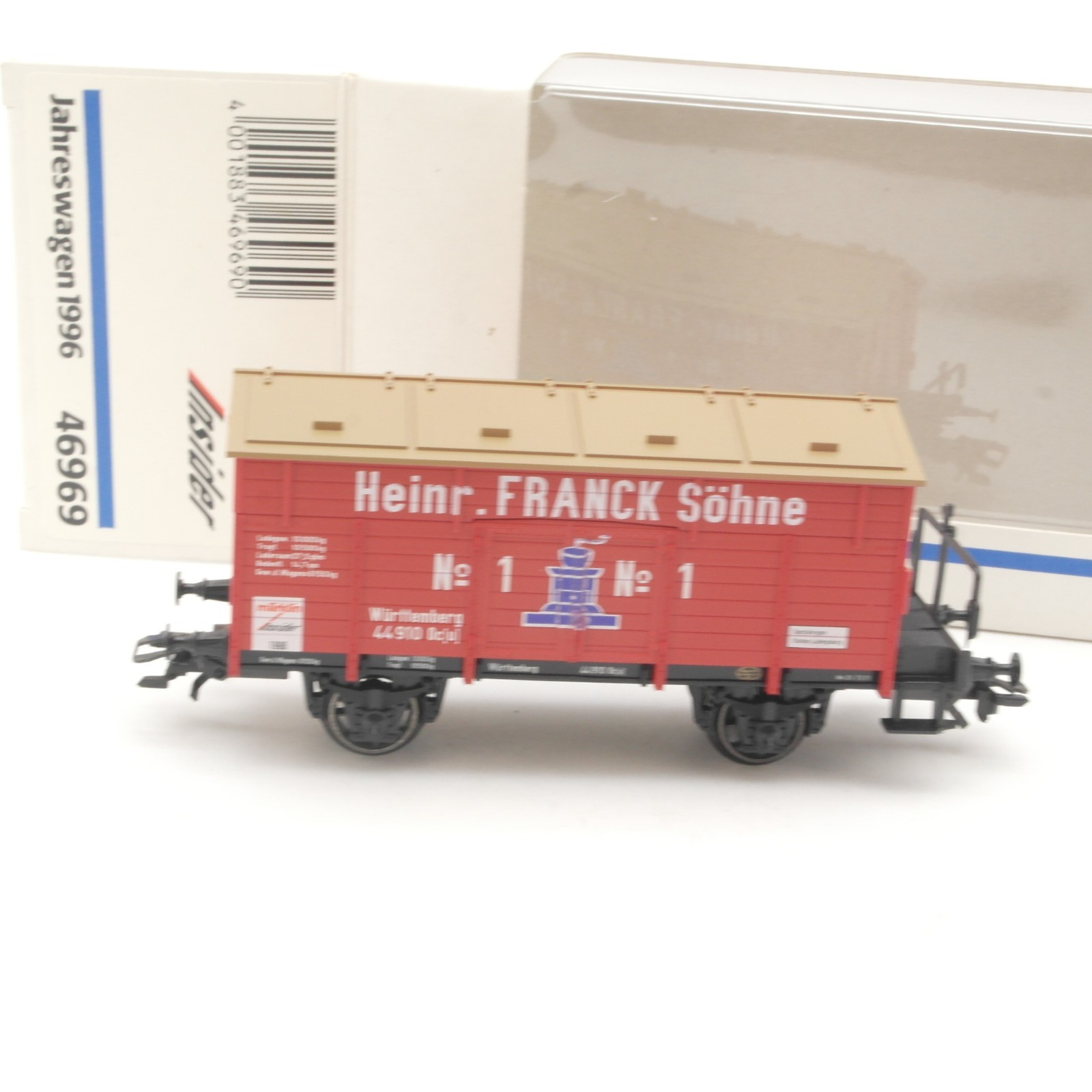 Märklin H0 46969 Klappdeckelwagen Jahreswagen 1996 in OVP RR5526 – Bild 3