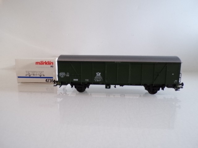 Märklin H0 4736 Postgüterwagen der DBP in OVP BH1556