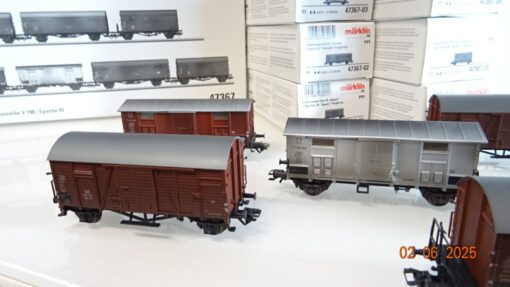 Märklin H0 47367 Güterwagen-Set /Epoche III der DB in OVP PR8199 – Bild 3