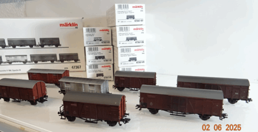 Märklin H0 47367 Güterwagen-Set /Epoche III der DB in OVP PR8199