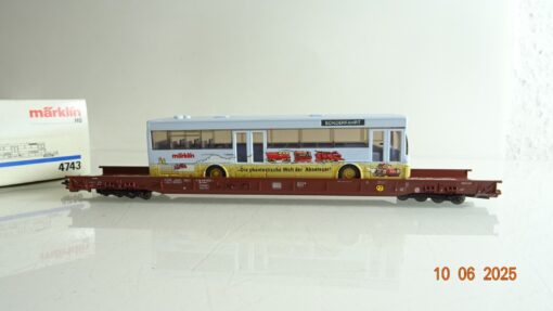 Märklin H0 4743 Niederflurwagen mit Linienbus der DB in OVP PR8300 – Bild 3