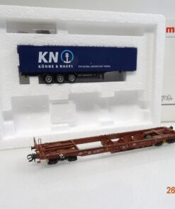 Märklin H0 47443 Taschenwagen derDB AG mit Sattelauflieger in OVP LE8990