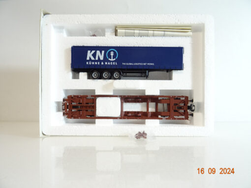Märklin H0 47443 Taschenwagen mit Sattelanhänger der DB in OVP TF1112