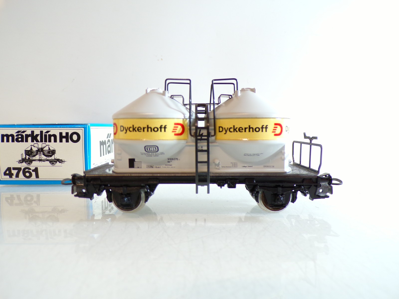 Märklin H0 4761 Behälterwagen Dyckhoff Zement der DB in OVP BH1441 – Bild 3