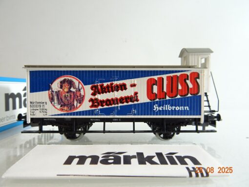 Märklin H0 4780 Kühlwagen Aktien Brauerei CLUSS Württemberg  in OVP PR9953 – Bild 3