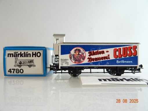 Märklin H0 4780 Kühlwagen Aktien Brauerei CLUSS Württemberg  in OVP PR9953