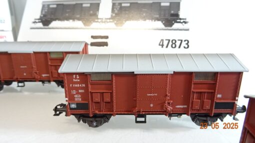 Märklin H0 47873 Güterwagen-Set / Epoche III 3 tlg. der FS in OVP PR7989 – Bild 3