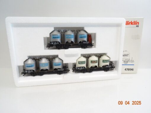 Märklin H0 47896 Silowagen-Set 3tlg. der DB in OVP LE9939