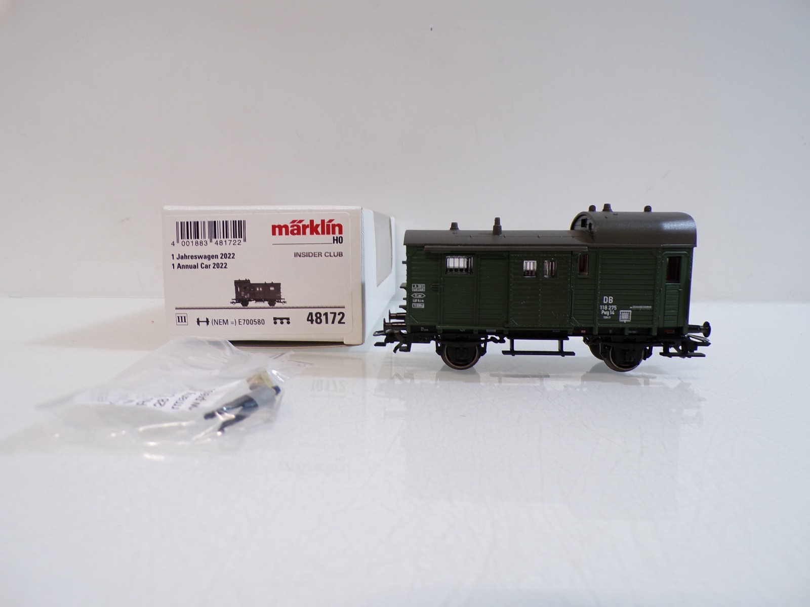 Märklin H0 48172 Güterzugbegleitwagen der DB Jahreswagen 2022 in OVP BH1970