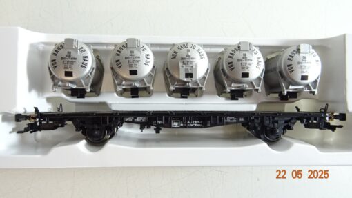 Märklin H0 4853 Behältertragwagen Von Haus zu Haus der DB in OVP PR7931 – Bild 3