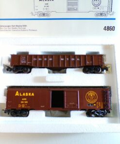 Märklin H0 4860 US Güterwagen-Set Alaska 2 tlg. in OVP BH1381