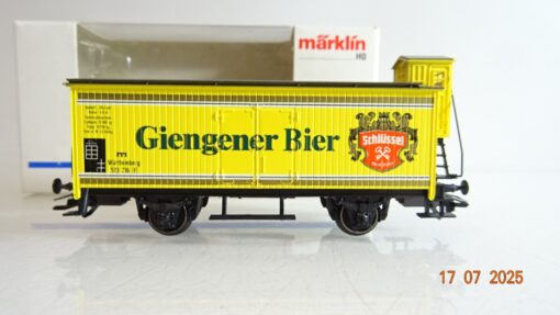 Märklin H0 4860.015 Bierwagen Giengener Bier Württemberg in OVP PR9033 – Bild 3