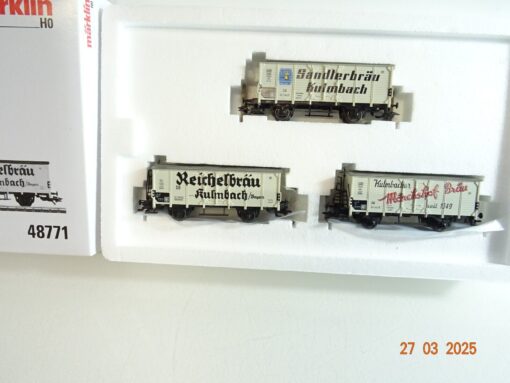 Märklin H0 48771 Bierwagen-Set Epoche III der DB in OVP PR6759