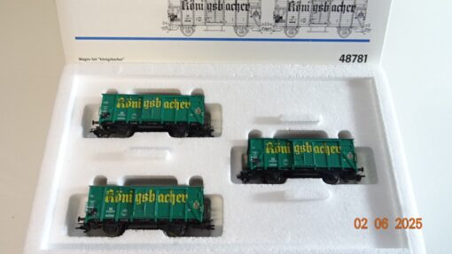 Märklin H0 48781 Wagen-Set Königsbacher der DB in OVP PR8196