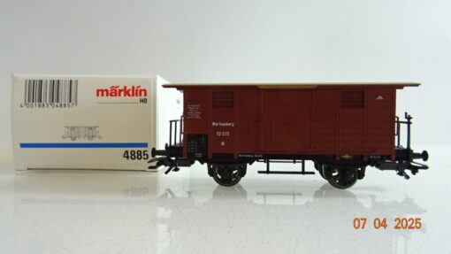 Märklin H0 4885 gedeckter Güterwagen Württemberg 22 235 in OVP PR6986