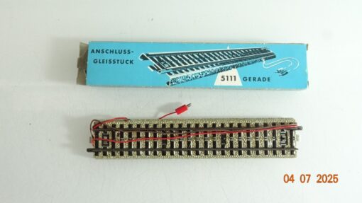 Märklin H0 5111 Anschlussgleisstück gerade siehe Foto in OVP CK9326