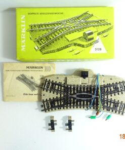 Märklin H0 5128 Doppelte Kreuzungsweiche siehe Foto in OVP CK6768