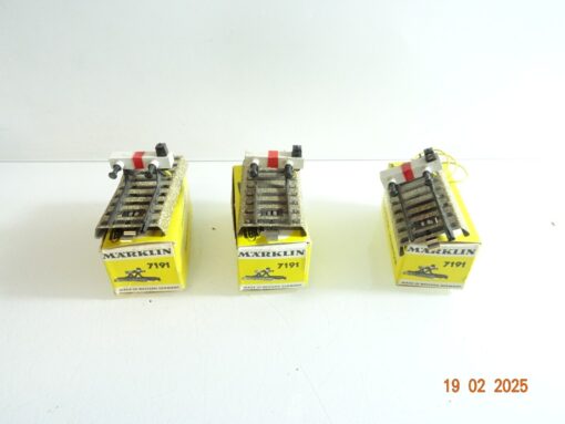 Märklin H0 7191 Prellbock 3Stück siehe Foto in OVP CK6169