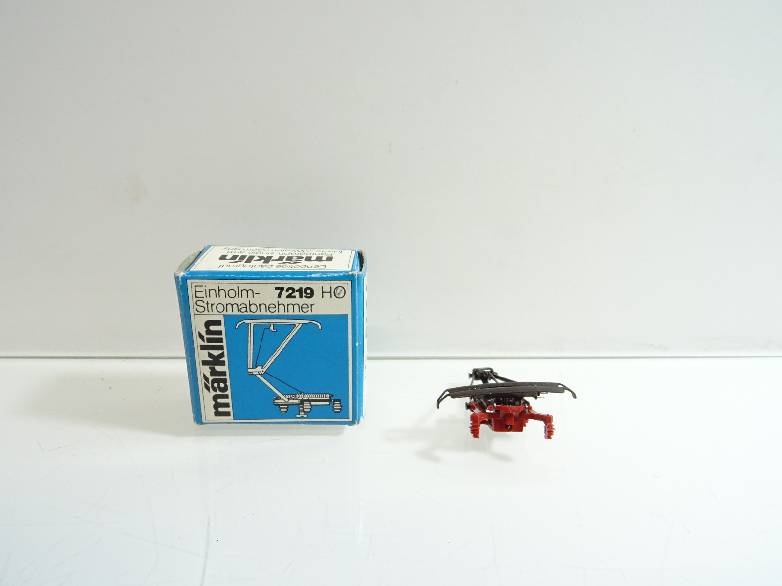 Märklin H0 7219 Einholm-Stromabnehmer in OVP C1555