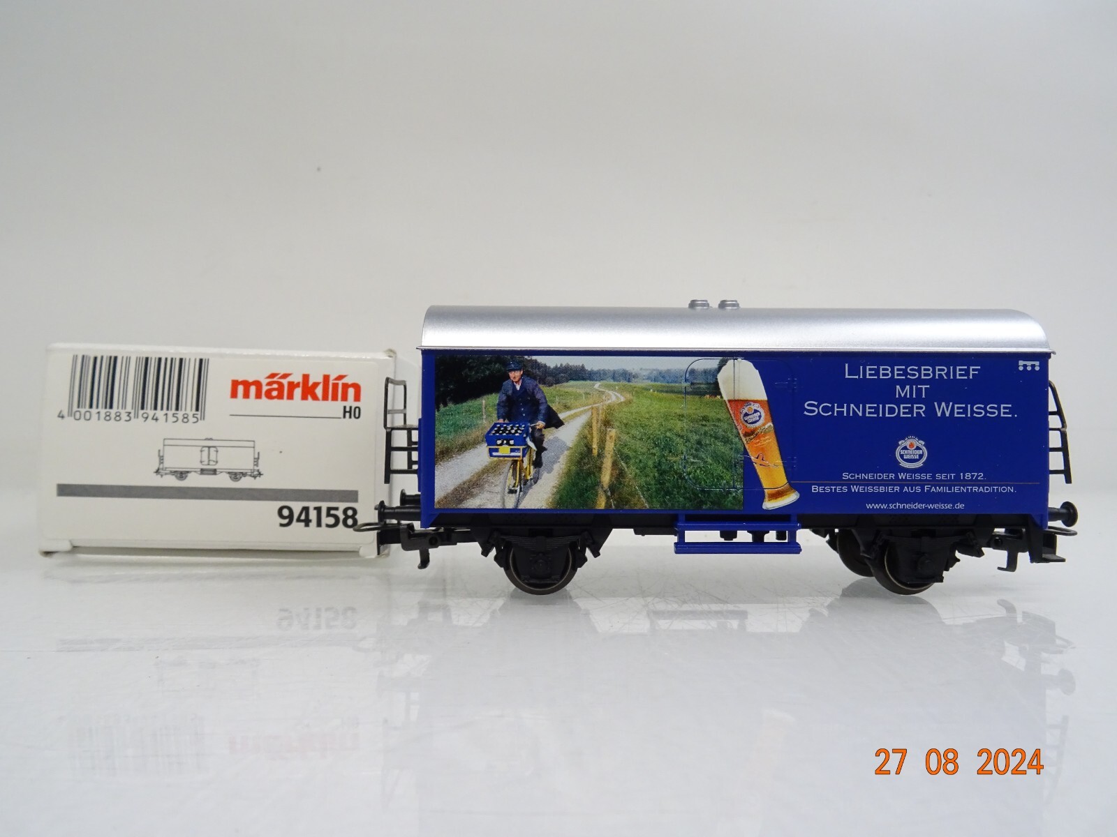 Märklin H0 94158 Kühlwagen Schneider Weiße der DB in OVP PR2282 – Bild 3