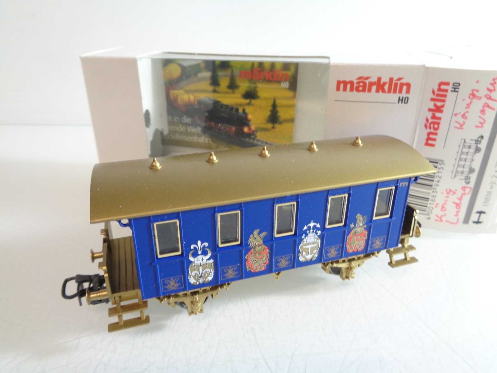 Märklin H0 94214 König Ludwig Zug Personenwagen in OVP RR4853