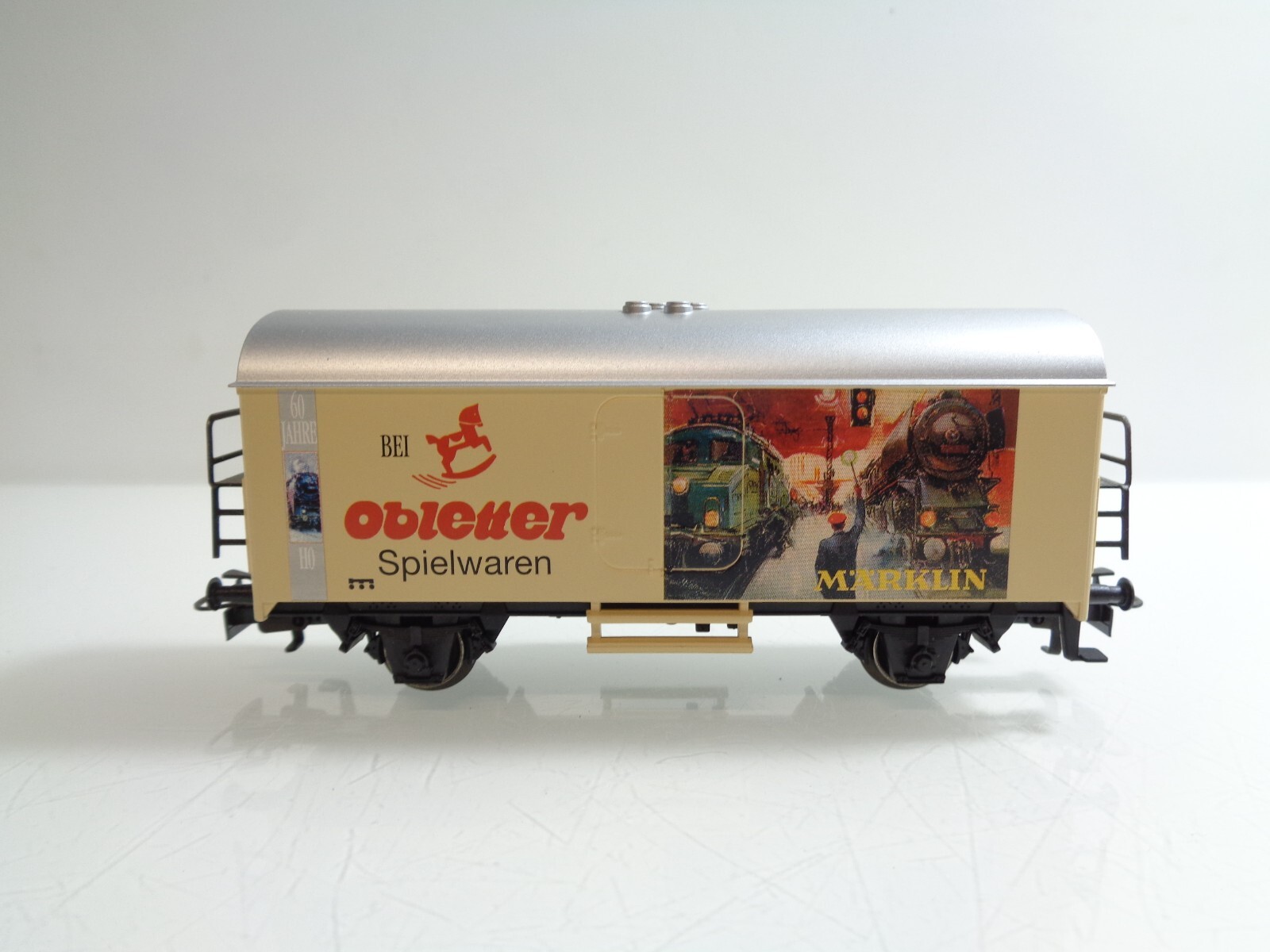 Märklin H0 AC Gedeckter Güterwagen obletter Spielwaren in OVP F1007 – Bild 3