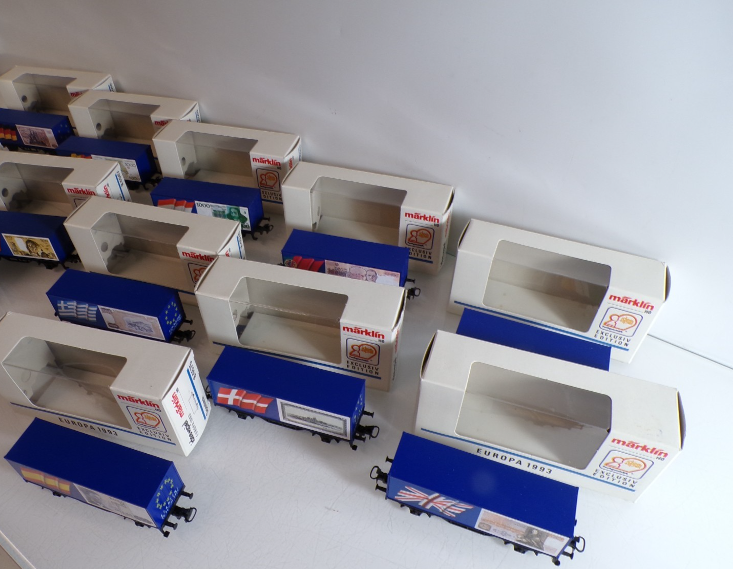 Märklin H0 Europa 1993 Exclusiv Edition 12 Stk. in OVP BH1541 – Bild 4
