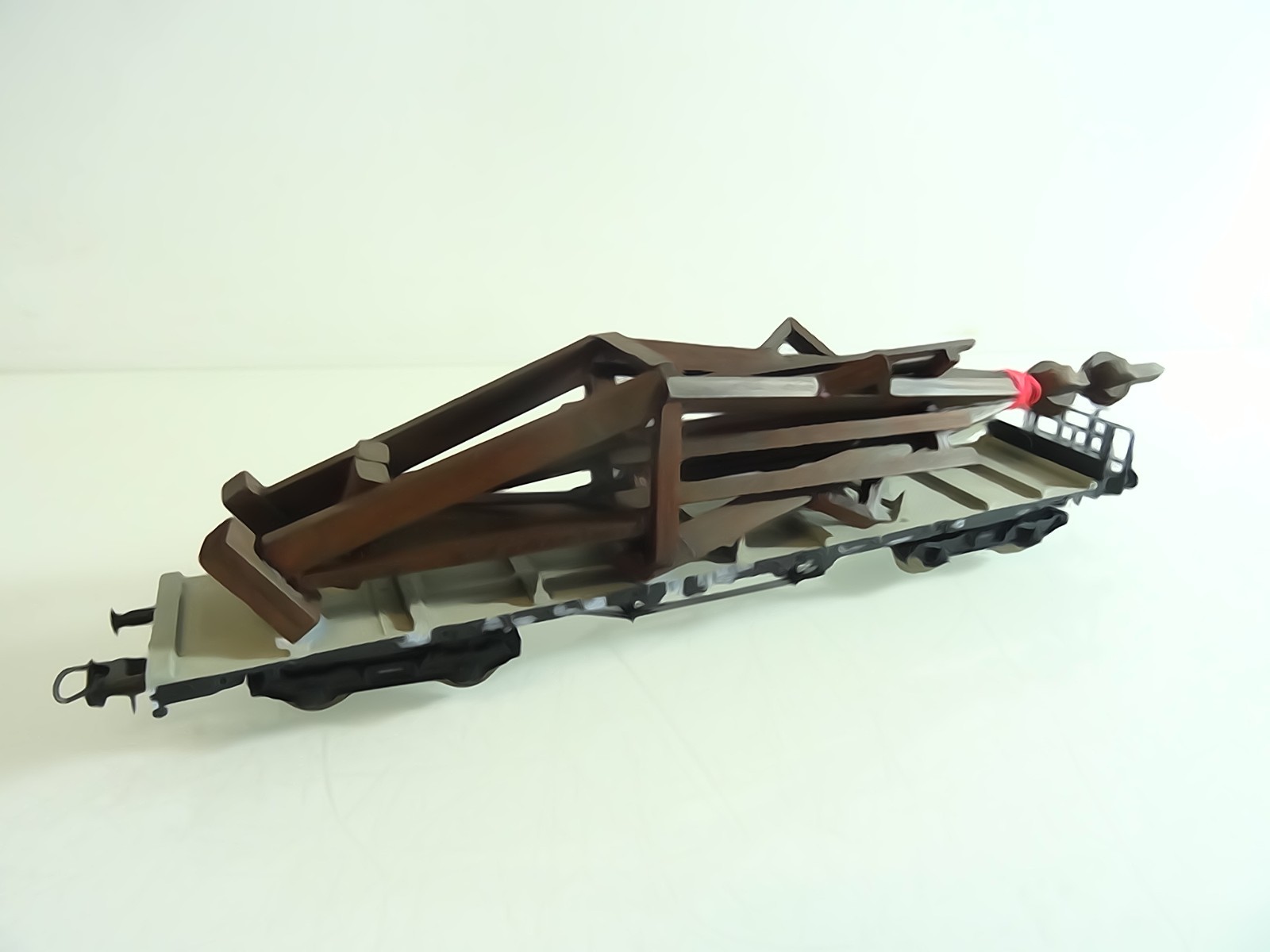 Märklin H0 Flachwagen 384 6 419-2 mit Ladung der DB RR2293 o. – Bild 3