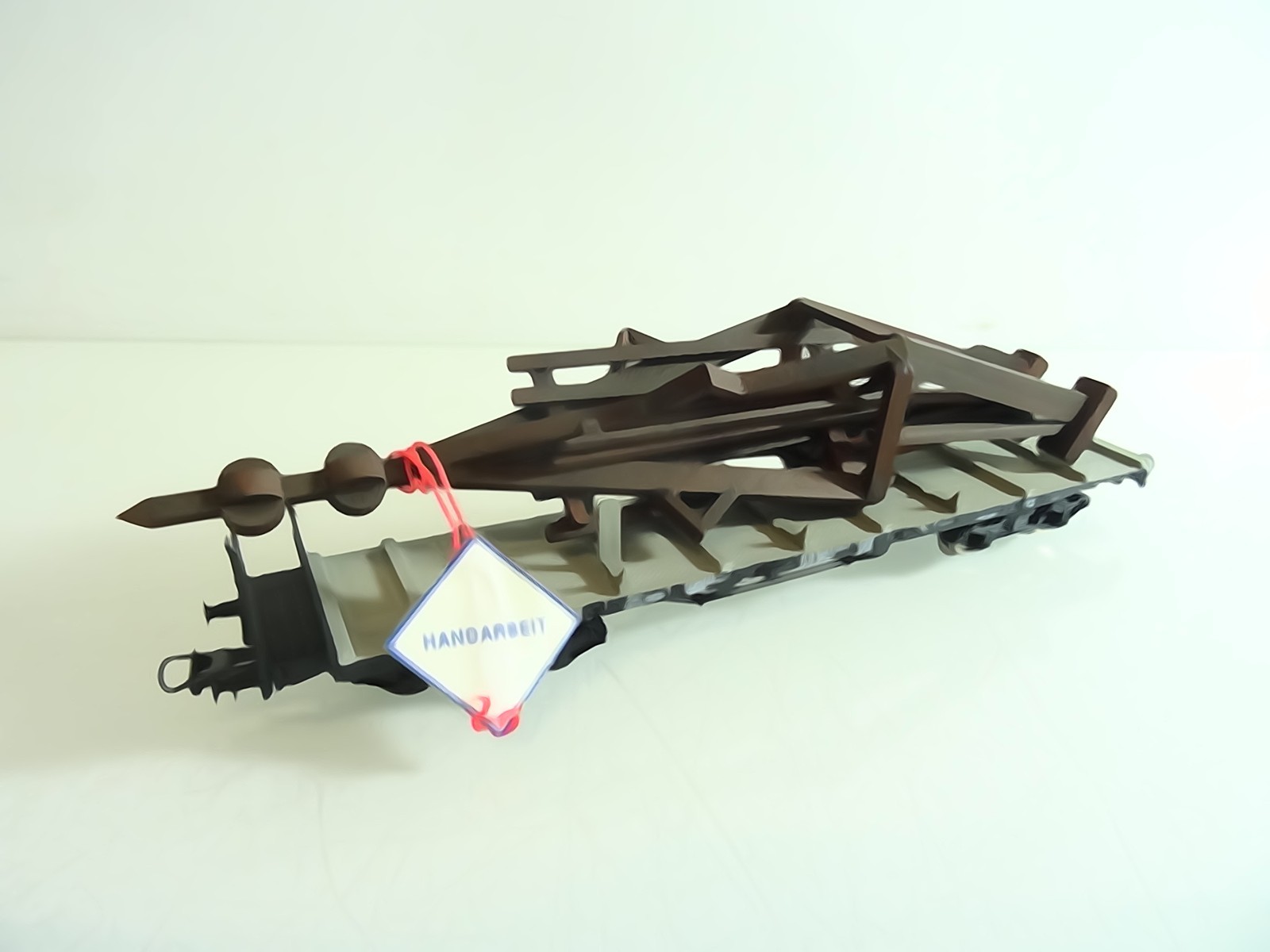 Märklin H0 Flachwagen 384 6 419-2 mit Ladung der DB RR2293 o.