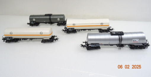 Märklin H0 Kesselwagen EVA 4 Stk. der DB PR5786 o.