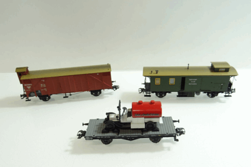 Märklin H0 Konvolut 2x Gepäckwagen Würrmb.& Anhänger siehe Fotos in EVP AR7057 – Bild 3