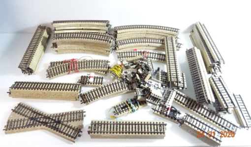 Märklin H0 Konvolut M-Gleis ca. 110tlg. siehe Foto CK5545 o.